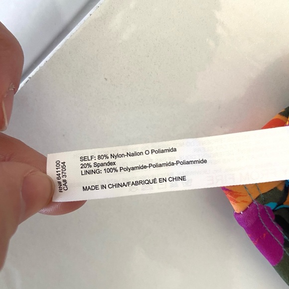 Urban Outfitters Winnie Orange Floral Bikini Top - Picture 9 of 10